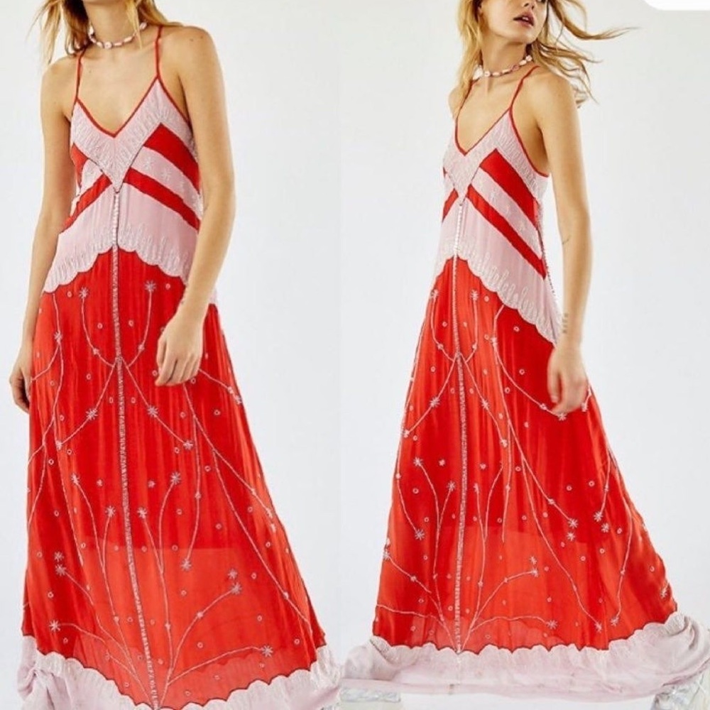 Free People NWT beaded dress